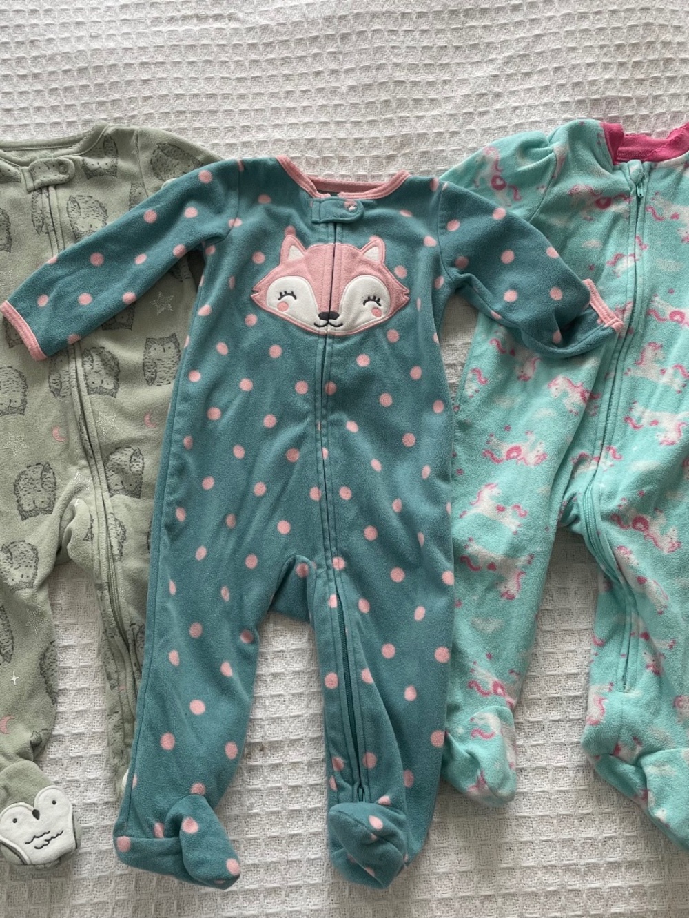 Fleece Footed Pajama Bundle - Size 9m